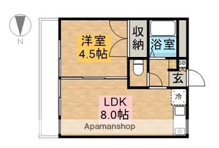 ラポールT【4階】の間取り