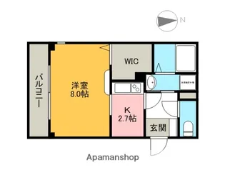 カーサ・ボヌール【1階】の間取り