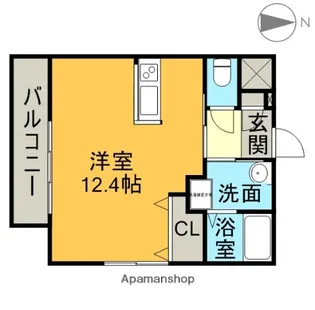 アンビシャス【2階】の間取り