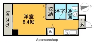 HERBE入船【7階】の間取り