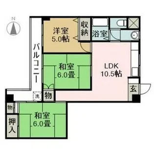 LOE 港北【2階】の間取り