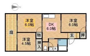アネックスⅠ【1階】の間取り