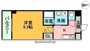 ボヌール津金【2階】の間取り