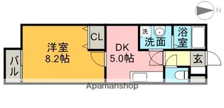 リナシメントA棟【2階】の間取り