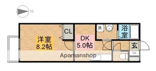 リナシメントA棟【1階】の間取り
