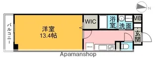 1Kの間取り画像