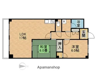 ドエルウエスト【3階】の間取り