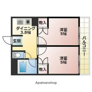 ハイム戸部【3階】の間取り