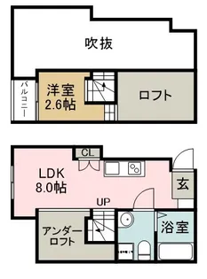 MAISON BLANCHE【2階】の間取り