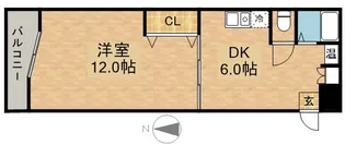 シーブリーズ東海【2階】の間取り