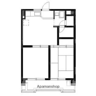 日宝レスカール一番町【6階】の間取り
