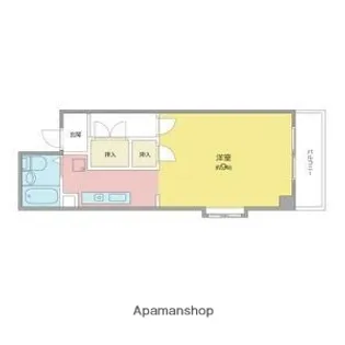 ガーデンハイツ港陽【4階】の間取り