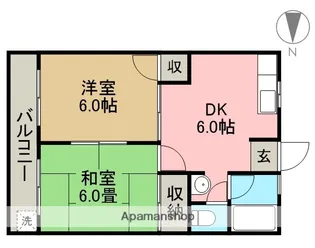 レジデンス太平【3階】の間取り