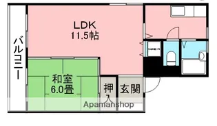 CORTE【1階】の間取り