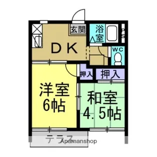 フォーブル渋谷C【1階】の間取り