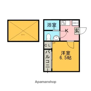 ベルメゾン柴田【2階】の間取り