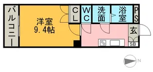 プランドールかの里【2階】の間取り