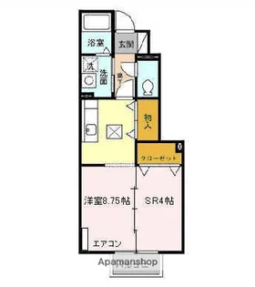 フリーダム【1階】の間取り