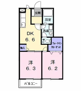 サンガーデンM【1階】の間取り