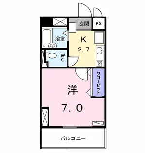 サニーコート月島【3階】の間取り