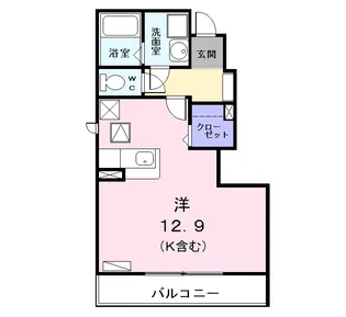 ウッドヴィレッジ【1階】の間取り