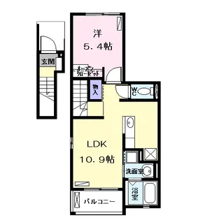 アンジュ【2階】の間取り