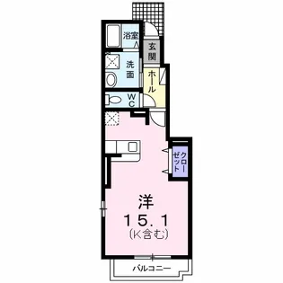 リオブローテ【1階】の間取り