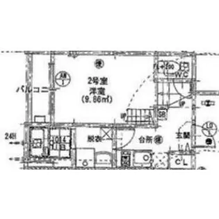 クライムヒルズ【1階】の間取り