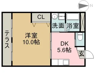 セレーサ【2階】の間取り