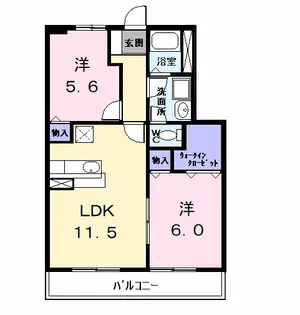 カトルセゾン五反田3【1階】の間取り
