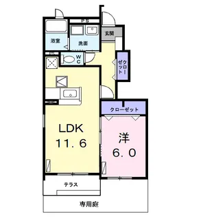 Piso 小本【1階】の間取り