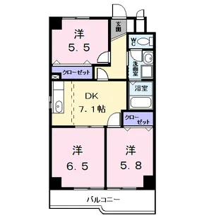 ネクステージ・あらこ【4階】の間取り