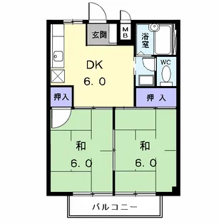 アネックス新町【1階】の間取り