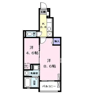 アルモニー W【1階】の間取り