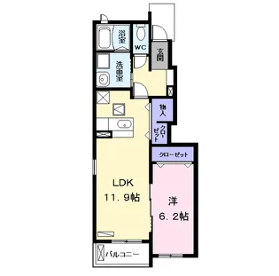 セント ヴィラ Ⅰ【1階】の間取り