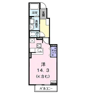 アーバンヴィラ A【1階】の間取り