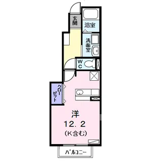 メゾンドソレイユ【1階】の間取り