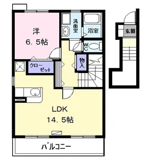 クローバースクエア【2階】の間取り