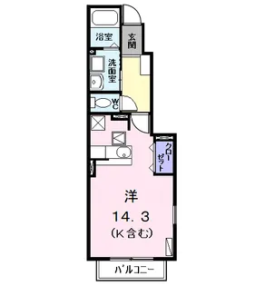 アーバンヴィラ B【1階】の間取り
