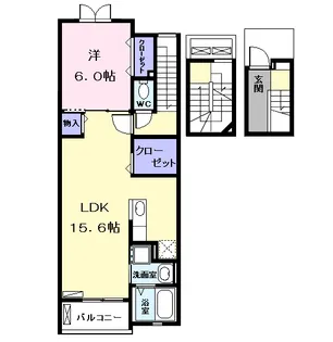 エターナル Ⅰ【3階】の間取り
