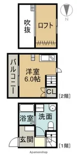 BROWNS【1階】の間取り