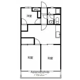 レジデンス中陣【3階】の間取り