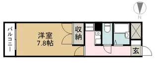 プレステージ高蔵公園【4階】の間取り