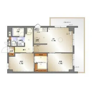 メゾン加藤【1階】の間取り