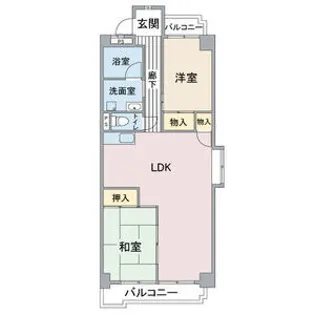 横井ビル【3階】の間取り