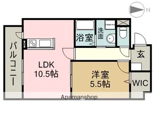 コンフォルト【1階】の間取り