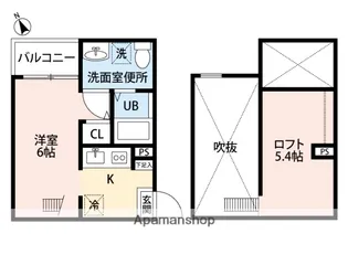 スワンコート【1階】の間取り