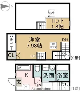 LIBERTY HILL(リバティヒル)【1階】の間取り