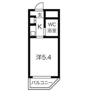 ドール東海通【6階】の間取り