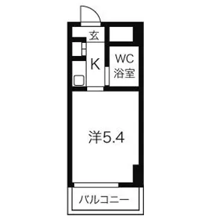 ドール東海通【203号室】の間取り